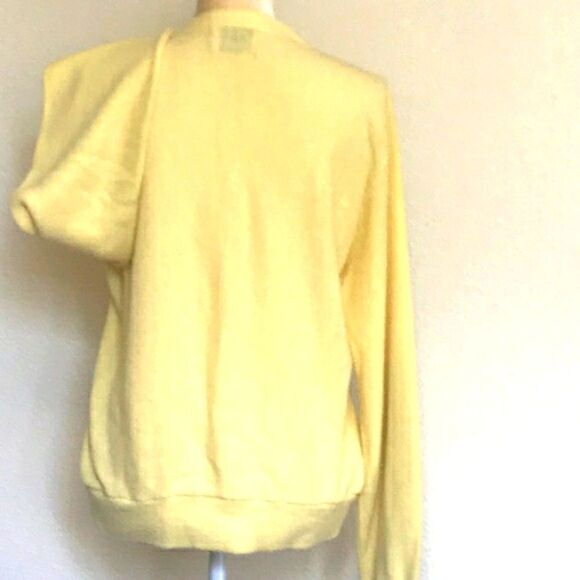 VINTAGE LONDON FOG YELLOW V MEN SWEATER SIZE M - Picture 7 of 7